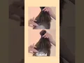Download Lagu Cute hairstyle 💞 Korean bun 🤍 easy tutorial #hairstyle #viral #korean #cute #aesthetic #glowup