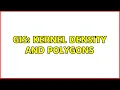 GIS Kernel density and polygons