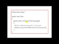 How to write a JAVA Program Introduction to JAVA Program First JAVA Program JAVA Part 3