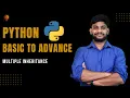 Multiple Inheritance Python Beginner to Advance Python Tutorial