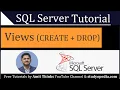 SQL VIEWS CREATE VIEW and DROP VIEW Statements SQL Server Tutorial for Beginners