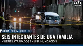 Tragedia en Tultitlán: seis integrantes de una familia mueren atrapados en una inundación