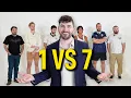 Jeopardy Contestant vs 7 Smart Players