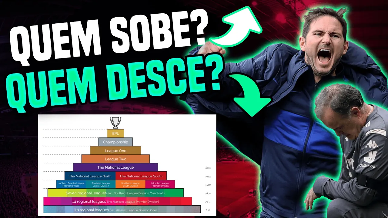 A ESTRUTURA DO FUTEBOL INGLÊS - TUDO SOBRE PROMOÇÕES E REBAIXAMENTOS NAS DIVISÕES INGLESAS