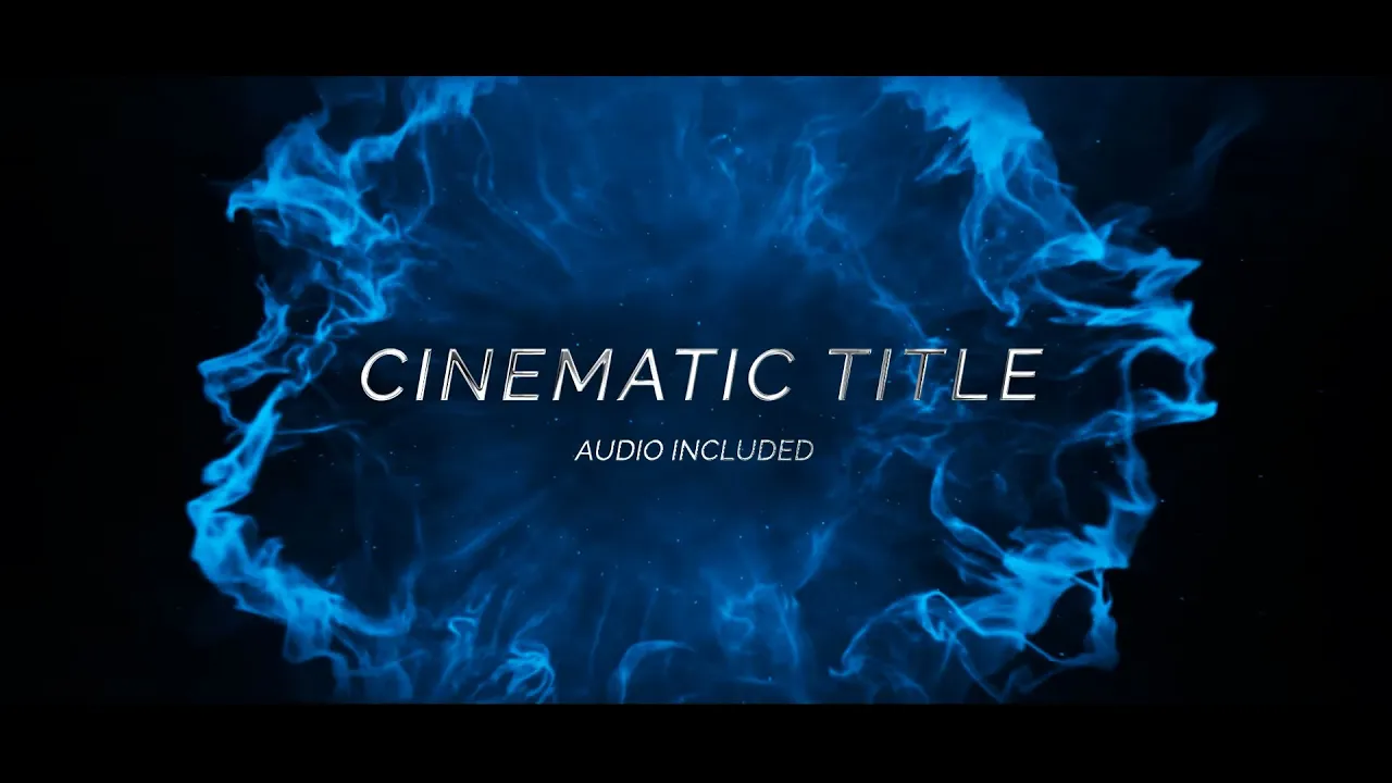 CINEMATIC TITLE ANIMATION IN AFTER EFFECTS - personalised text & theme 😍