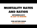 Download Lagu MORTALITY RATES and RATIOS - Epidemiology | Lecture 2 - PSM (Community Medicine) MEDVIDSMADESIMPLE