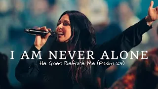 i am never alone he goes before me psalm 23 lyric video