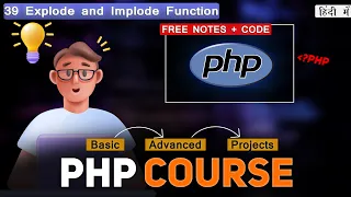 PHP Array Explode Implode Function Tutorial PHP Tutorial for MSBTE Diploma Students -
