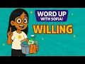 WILLING Word Up with Sofia With Synonyms Antonyms 5th Grade Vocabulary Fun 25