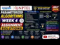Parameterized Algorithms Week 4 Assignment Answers 2026 NPTEL July 2026 NPTEL Assignment