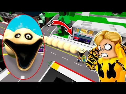 Video Thumbnail: فيلم روبلوكس :كل 9 دقايق 🕒 دودة عملاقة 😱بتهاجم ماب البيوت!اللى مش هيعرف يستخبى فى الوقت ده هيموووت😨🔥