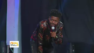 basketmouth performance at laugh festival 2
