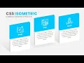 CSS3 Isometric Cards Hover Effects Html CSS 3D Design
