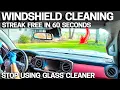 A Ridiculously Easy Way to Clean the INSIDE of Your Windshield  (NO Haze or Streaks)