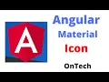 Learn Angular Material Part Angular Material Icon Angular Material for Beginner