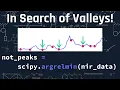 How to Find Peaks and Valleys in Spectral Data with Python