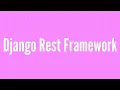 How to Use the Django REST Framework in 2026