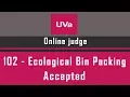 UVa 102 - Ecological Bin Packing solution in C language