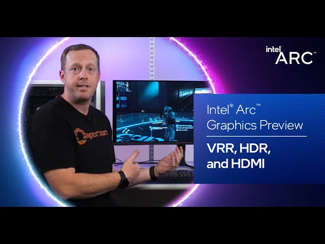 Intel Arc | Intel Arc A750 Limited Edition Graphics Card Showcase - VRR/HDR/HDMI