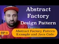 What is Abstract Factory Design Pattern DP - 6 Example with Java Code Class Diagram In Hindi