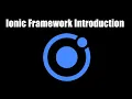 Ionic framework introduction