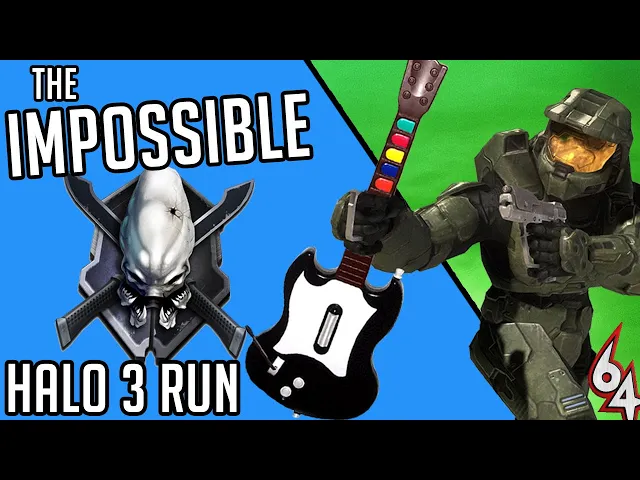 I beat Halo 3 Legendary with a GUITAR HERO CONTROLLER
