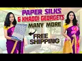 Lagu Order 6301119663 paper silk\u0026 Khaddi Georgets \u0026 many more collection 