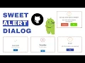 How to show a custom alert dialog in android Sweet Alert Dialog codetrix