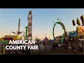 Midway Walk at Sunset at an American County Fair - 2025 Steele County Free Fair
