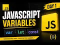 JavaScript Variables Explained var let const in Hindi Day 1