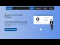 Resume Maker Website Django HTML CSS Javascript