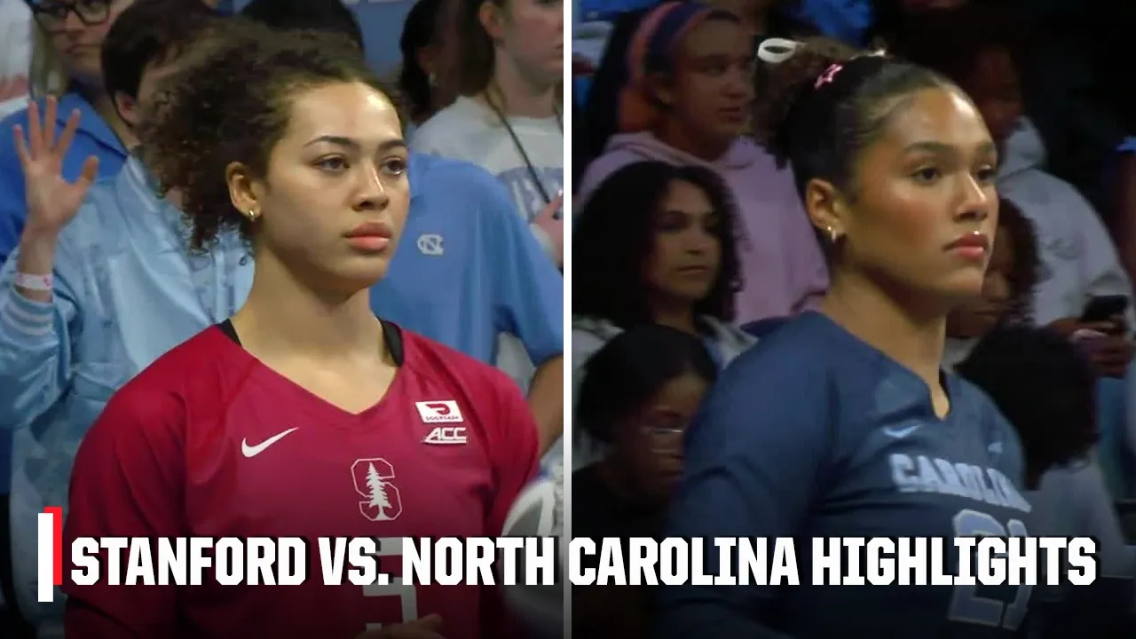 Stanford Cardinal vs. North Carolina Tar Heels | Full Match Highlights | ESPN College Volleyball