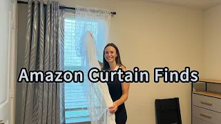 Amazon Finds a Moment Lace Sheer Curtains for Living Room