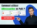 Utiliser QMessageBox en PyQt pour gerer les messages et alertes