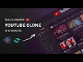 How to create website using React js and Tailwind CSS Youtube Clone