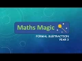 Subtraction Maths Lesson