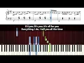 Lana Del Rey - Video Games - Piano Tutorial with Sheet Music