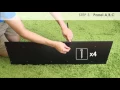 How to Assemble Furinno 12221 Parsons Staggered Cube Bookcase with 6-Shelves