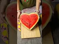 Lagu Watermelon Cutting 🍉 Love Design ❤️ #shorts #fruit #food