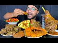 Download Lagu SPICY MUTTON LEG PIECE CURRY, FISH CURRY, GOAT LUNGS CURRY, MUTTON FAT AND MUTTON LIVER WITH RICE