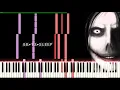 Sweet Dreams JEFF THE KILLER THEME COVER - PIANO TUTORIAL S Y N T H E S I A V3 0 FINAL REMAKE