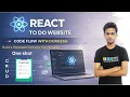 React To-Do App Tutorial Build a Todo List with CRUD in React JS Frontend Project