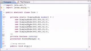 Java Game Development Chapter - 29 Handling Key Events