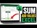 How to Add NUMBERS in Excel Super Fast SUM Function - Full Guide