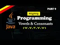 Learn Java in Kannada Vowel or Consonant Program Using Switch