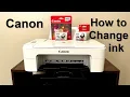 How to Change Ink in Canon Printer MG2522 and TS3322 - Quick and Easy