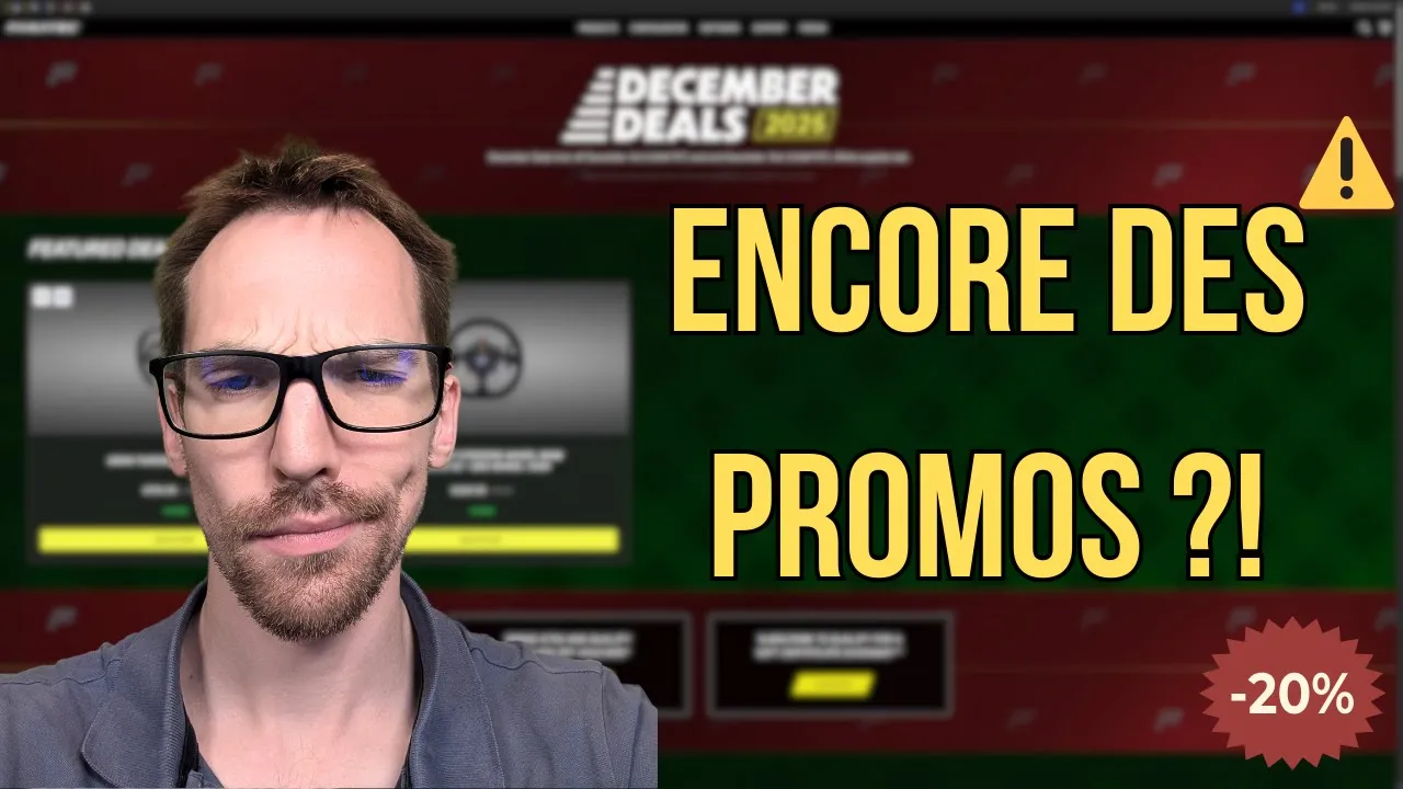 Le Black Friday est fini… mais Fanatec remet une couche ! 👀