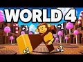 Beating NEW WORLD 4 STAGES in 1 Speed Monkey Escape Roblox