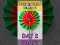 DAY 2 SUMMER CAMP CRAFT DIY PAPER FAN KnockTheIdea