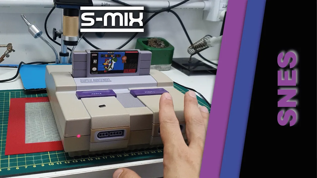 Super Nintendo sem Áudio (S-mix)